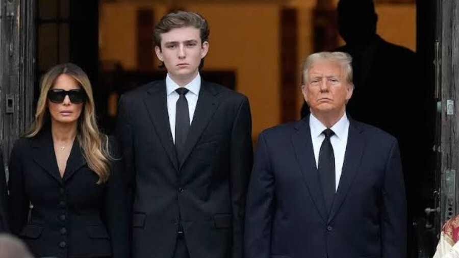 Дональд Трамп признается, что избегает становиться рядом со своим сыном из-за разницы в росте
