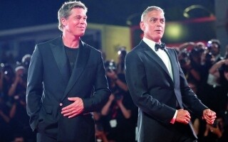 Клуни и Пит обсуждают стриминг и политику на Венецианском кинофестивале