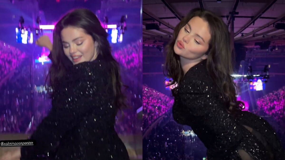 Селена Гомес наслаждается концертом Сабрины Карпентер в Madison Square Garden