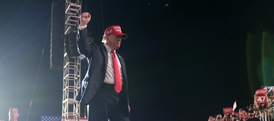 Инцидент с безопасностью на митинге Трампа в Лос-Анджелесе