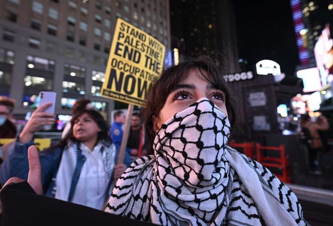 Протесты вспыхнули в Нью-Йорке против военной поддержки США Израилю