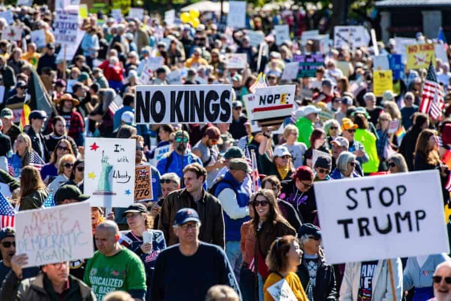 US Protests by 'No Kings' Movement
