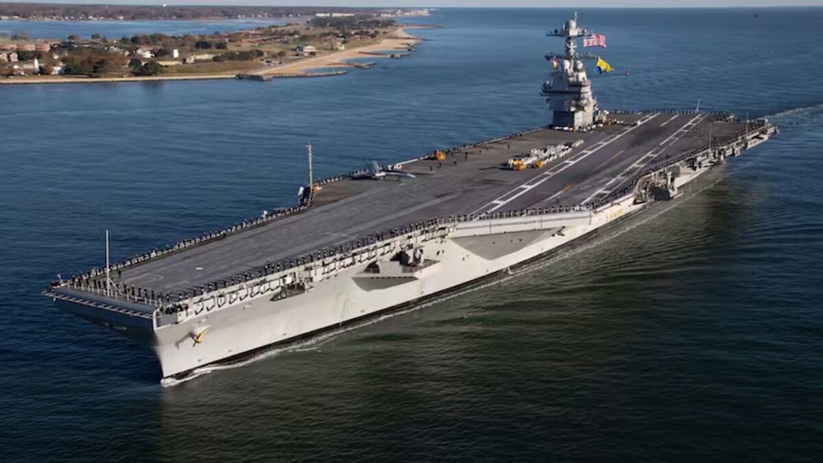 US Deploys World's Largest Aircraft Carrier to Middle East