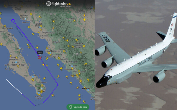 US Air Force Aircraft Monitors Gulf of California