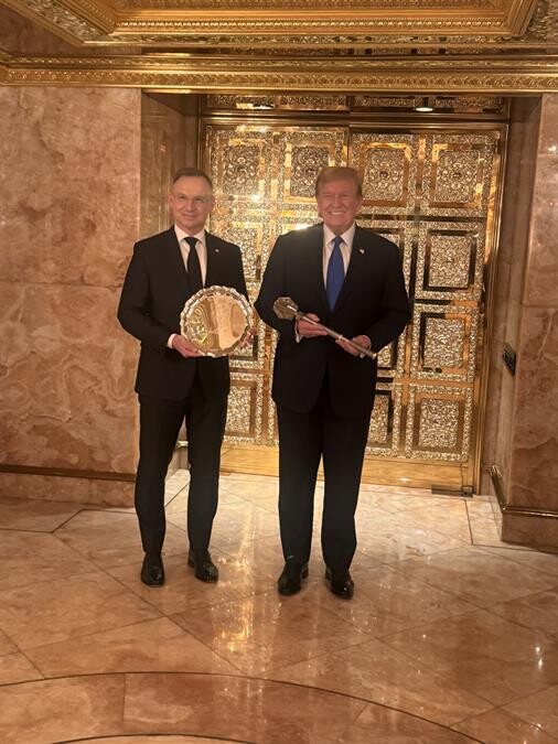 Трамп встретился с президентом Польши в Нью-Йорке, чтобы обсудить расходы на оборону НАТО