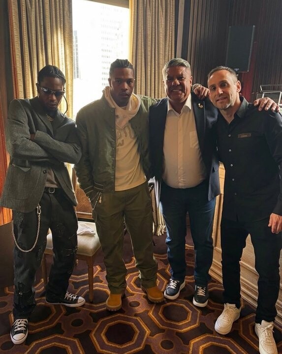 AFA President Claudio Tapia Attends Super Bowl in the US