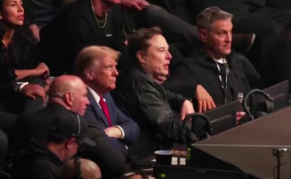 Трамп отмечает победу на MMA-событии в Нью-Йорке