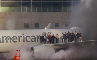 Plane Catches Fire at Denver International Airport