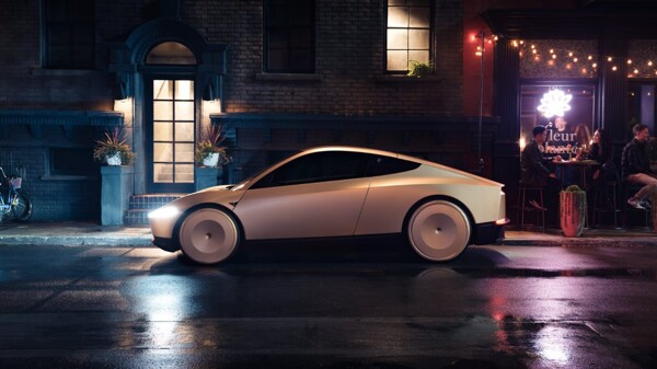 Илон Маск представляет новый Robotaxi Tesla