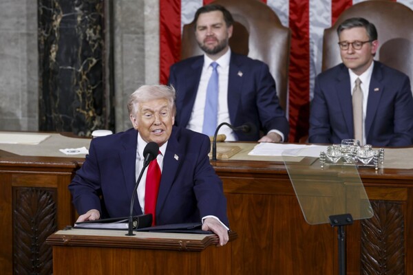 Trump in State of the Union: 'Peace through force' and challenge to Congress
