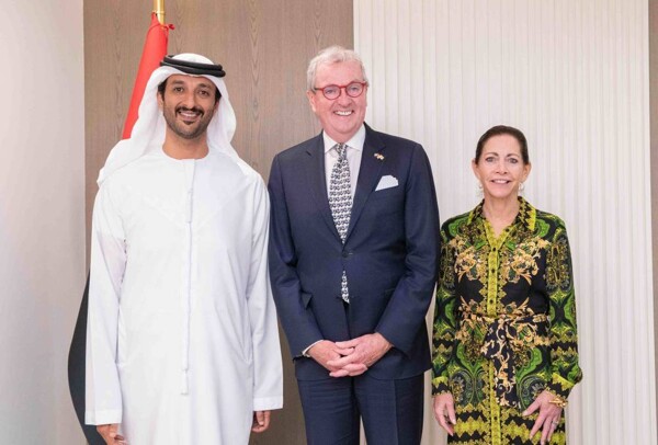 Meeting between UAE Economy Minister and NJ Governor