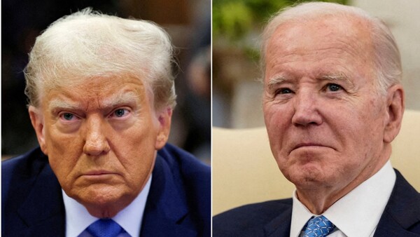 Байден удерживает небольшое преимущество над Трампом в последнем опросе перед выборами президента США
