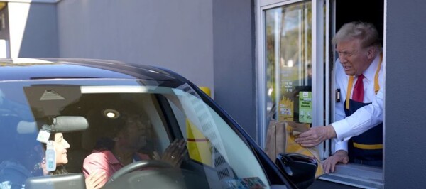 McDonald’s проводит мероприятие кампании Трампа в Пенсильвании