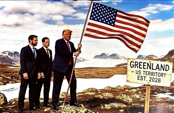 Trump Places US Flag in Greenland