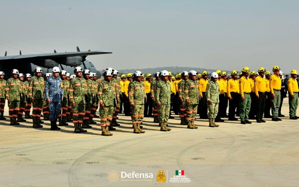Mexican Delegation Returns After Fighting Wildfires